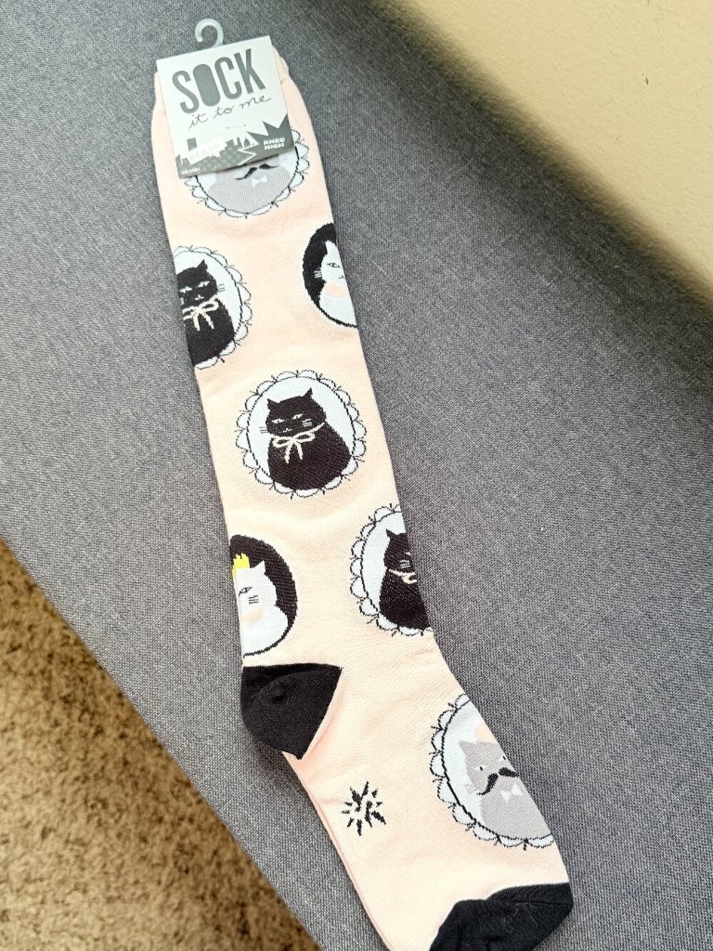 Sock It To Me Knee High Cat Socks
